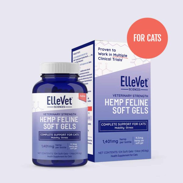 ElleVet Hemp Feline Soft Gels